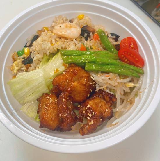 Colourful Shrimp Fried Rice Bento（虾炒饭便当）